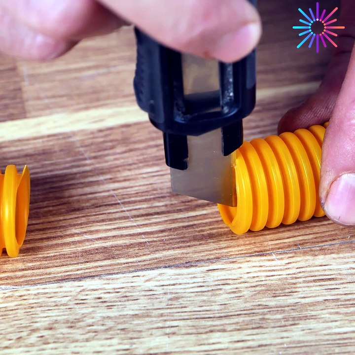 Plastic tube cutting and repair made easy ✂️