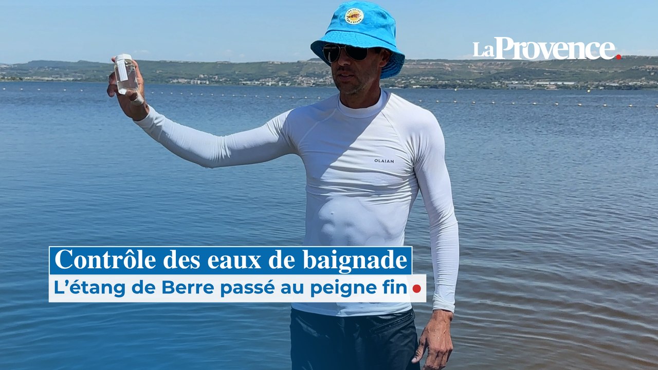 Contrôle de la qualité des aux de baignades de l'étang de Berre