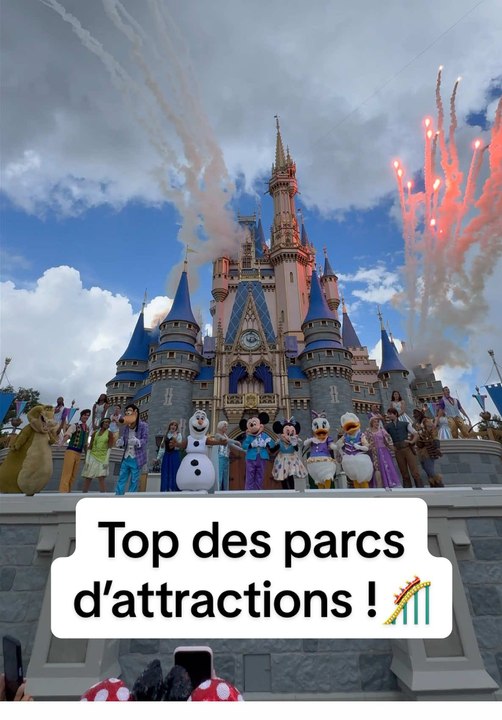 Mon classement des meilleurs parc d’attractions !🎢✨#disneylandparis #themepark #universalorlando #waltdisneyworld #europapark