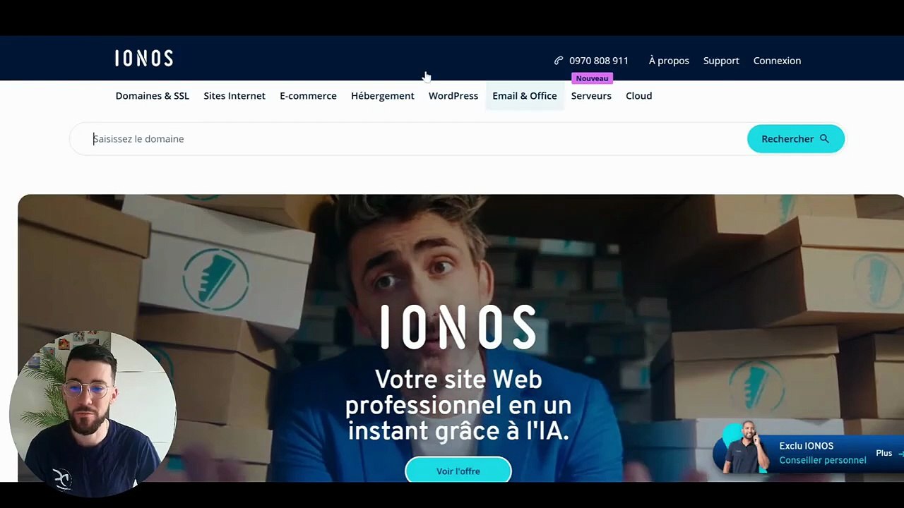 Comment prendre un nom de domaine sur IONOS ? - Devsource