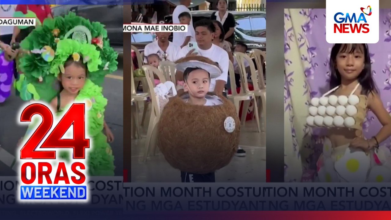Good Vibes – DIY Nutrition Month costumes ng mga estudyante | 24 Oras Weekend