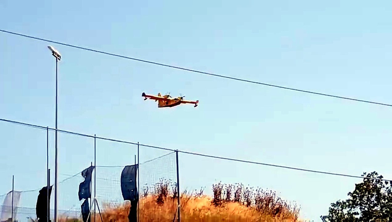 Paura a Cirò, le fiamme divampano nelle campagne: lambiti il campetto e la scuola