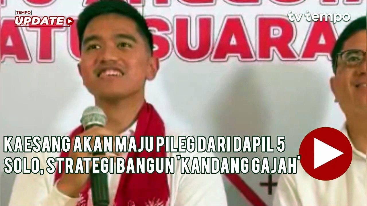 Kaesang Akan Maju Pileg dari Dapil 5 Solo, Strategi Bangun 'Kandang Gajah'