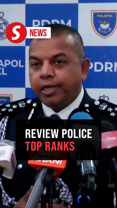 Ayob Khan urges review of police leadership rank structure