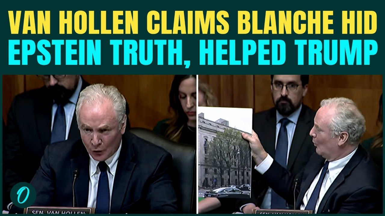 ‘You Are Trump’s Personal Lawyer’: Van Hollen GRILLS Blanche Over Trump-Epstein Ties, Maxwell