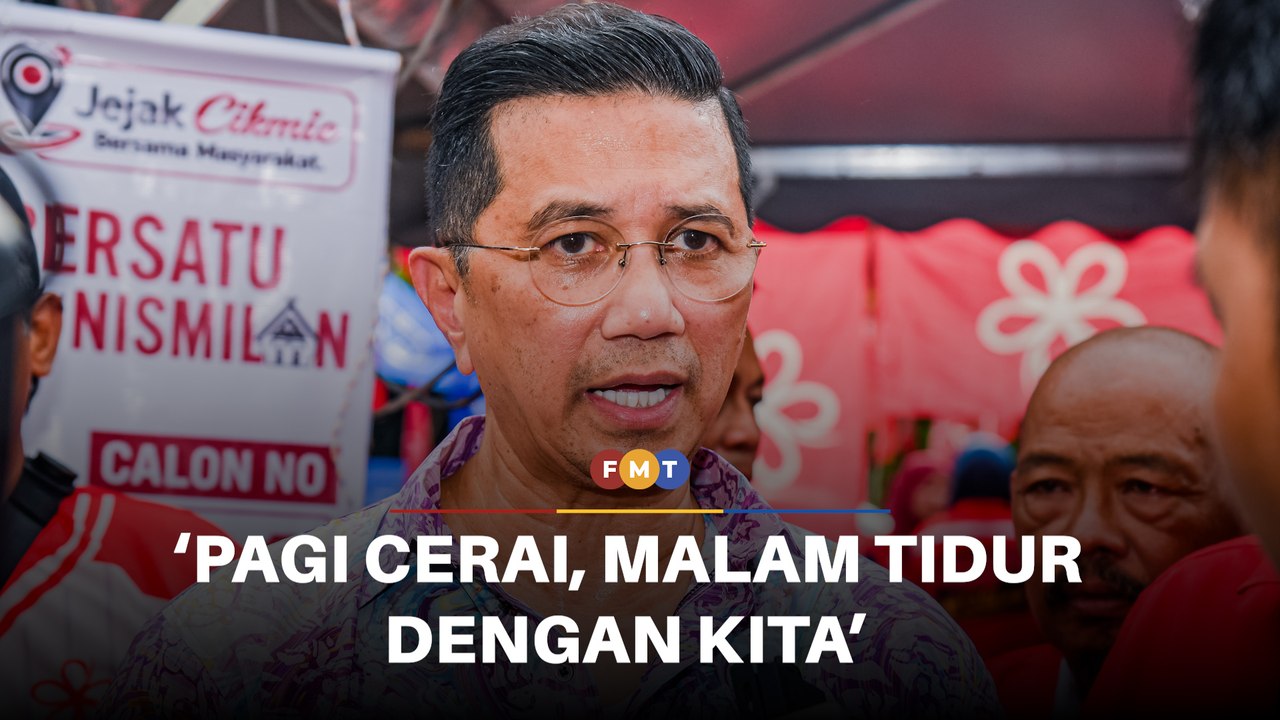 Azmin sindir ‘pagi cerai, malam nak tidur dengan kita’