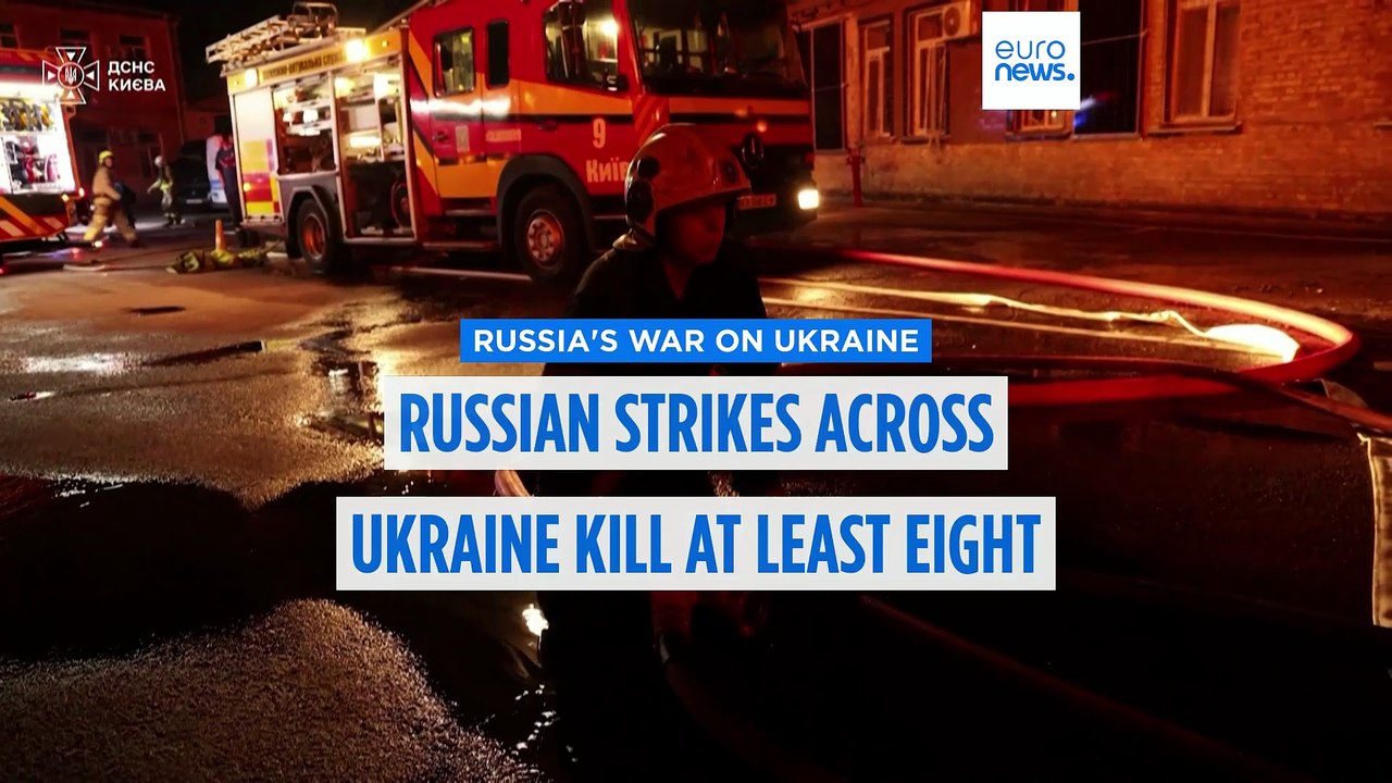 Russian strikes across Ukraine kill at least eight over last 24 hours