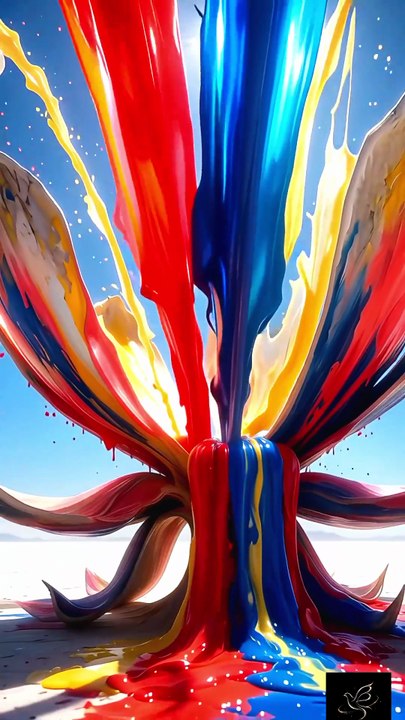 A Flower Painted the Sky | Mind-Blowing Surreal CGI Animation (4K)