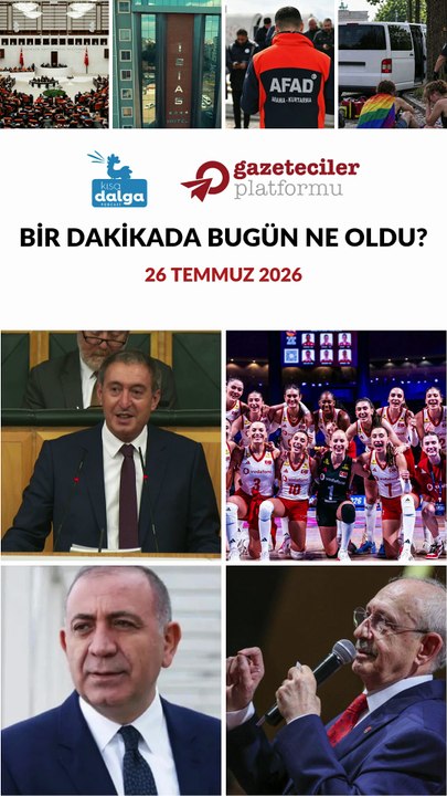 Bir dakikada bugün ne oldu?