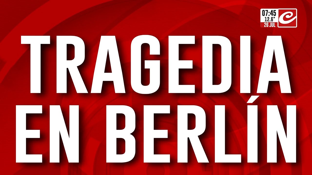 Tragedia en Berlín: una camioneta atropelló a varias personas causando terror