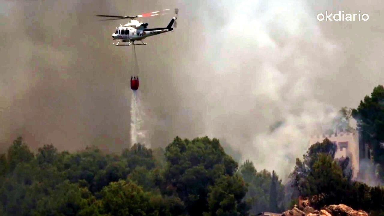 La UME se afana contra el fuego en zonas que están «fuera de control» tras dar por contenidos los frentes de Madrid y Ávila