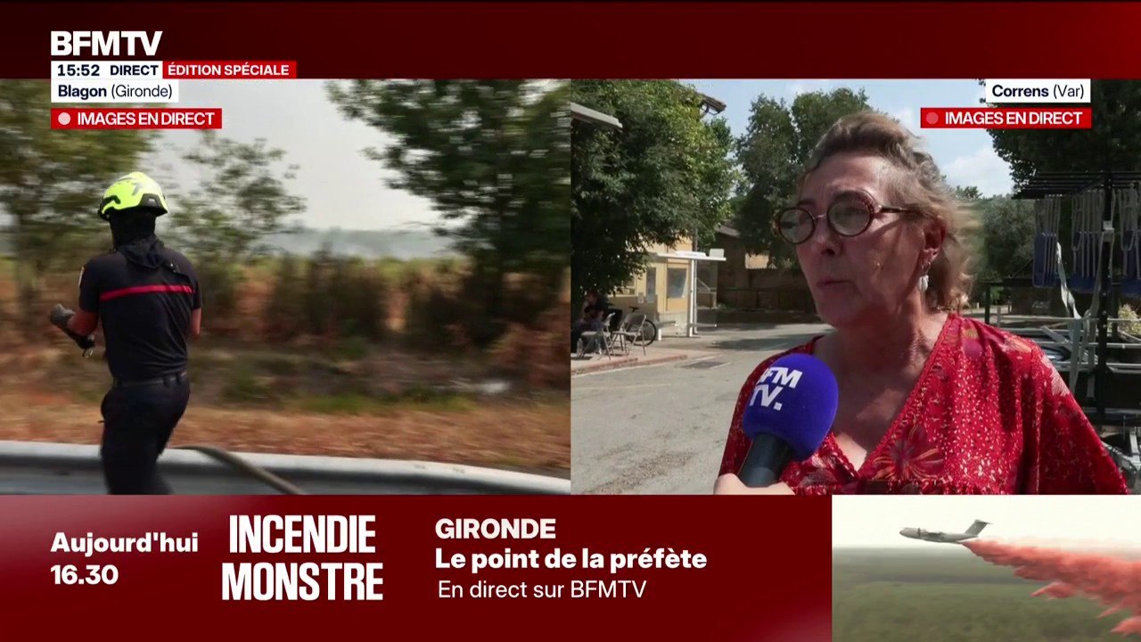 Incendie dans le Var: "On a commencé à conseiller aux gens de quitter le village pour ne pas se faire intoxiquer par les fumées", affirme la première adjointe de Correns