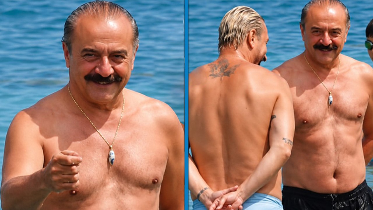 Yılmaz Erdoğan ile Caner Erkin'den denizde halay şovu