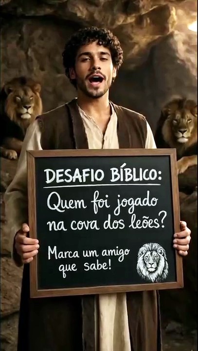 Quem foi jogado na cova dos leões?