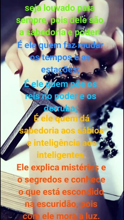 Palavra de Deus de ontem pra hoje