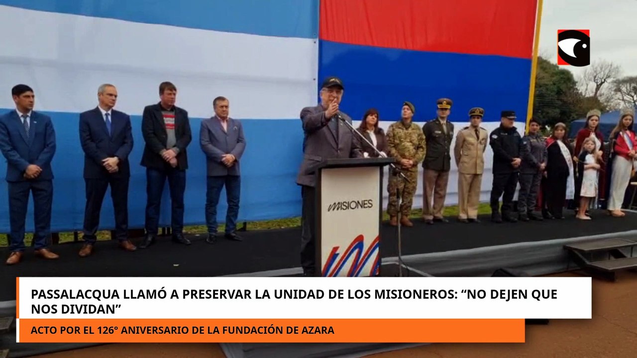 Passalacqua llamó a preservar la unidad de los misioneros \"No dejen que nos dividan\"