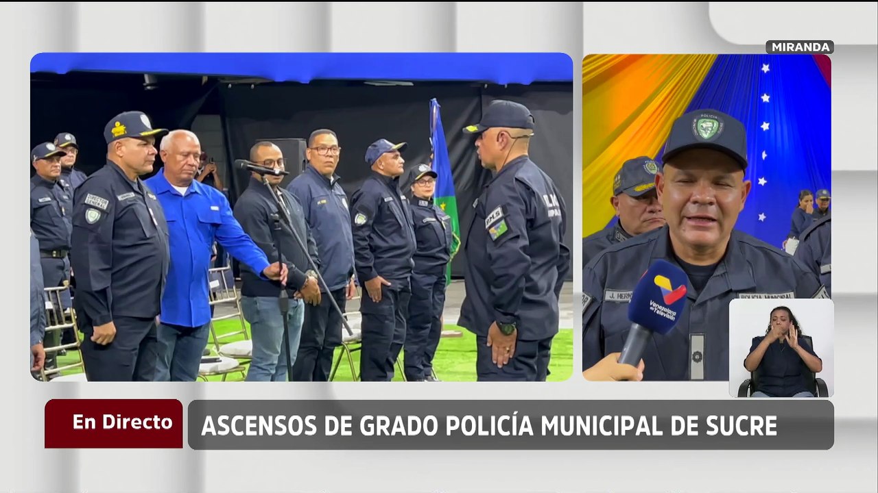 Miranda | 104 policías del municipio Sucre han sido ascendidos en el Coliseo de Petare