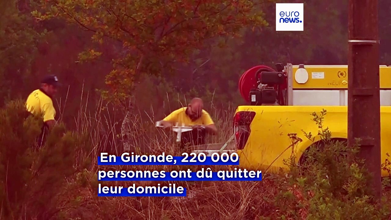 Gironde : pas de retour dans les communes évacuées, "tant que le feu ne sera pas fixé", annonce la préfète