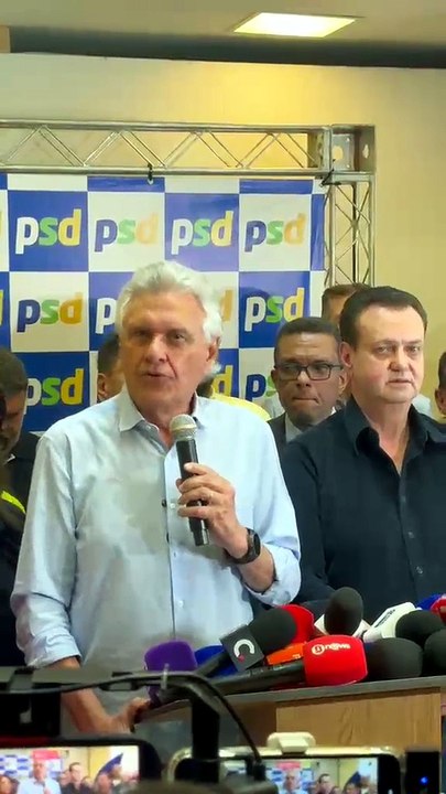 CONVENÇÃO PSD: "Eu sou o único que pode ganhar do Lula", diz Caiado