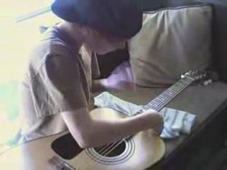 Justin Drew Bieber - "August Rush"-style Guitar Playing