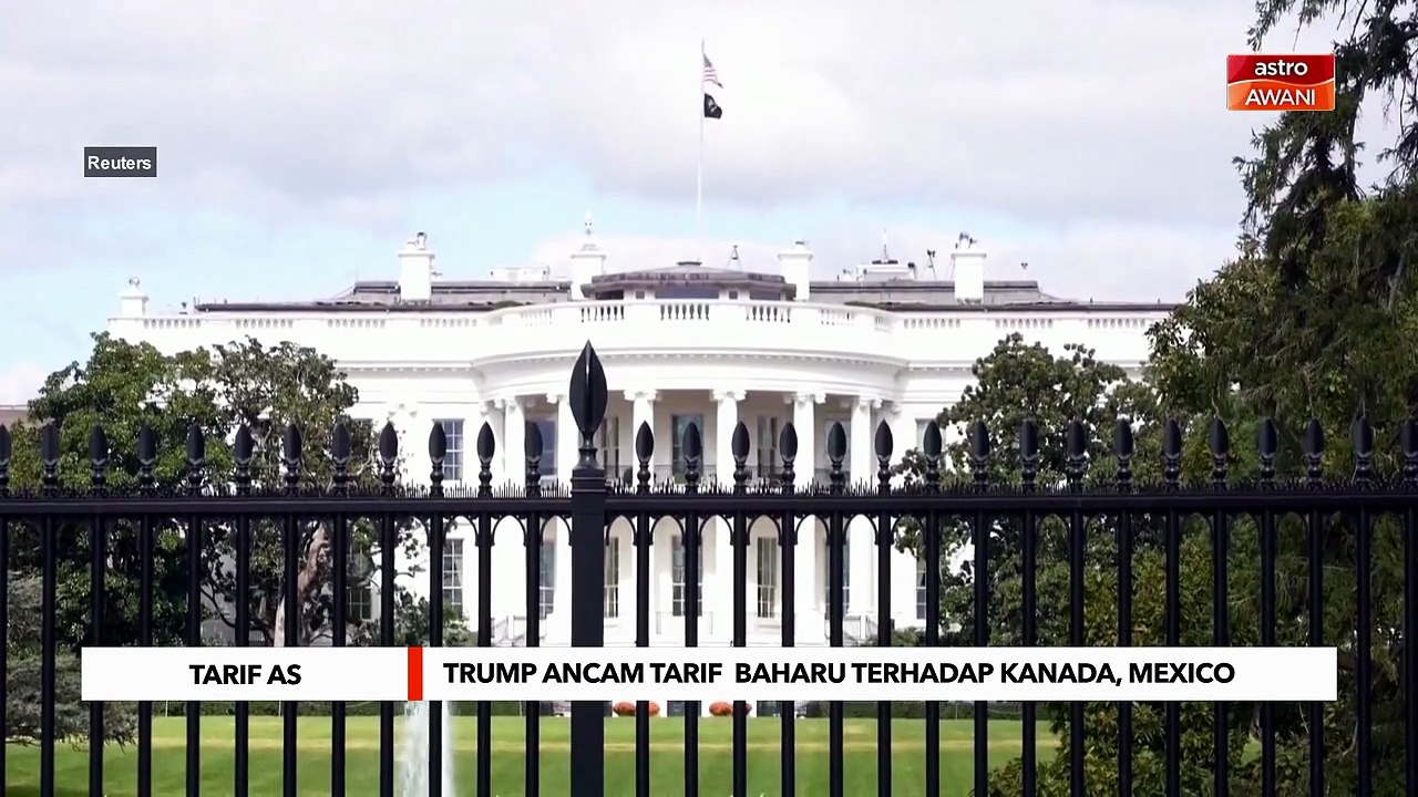 Trump ancam tarif  baharu terhadap Kanada, Mexico