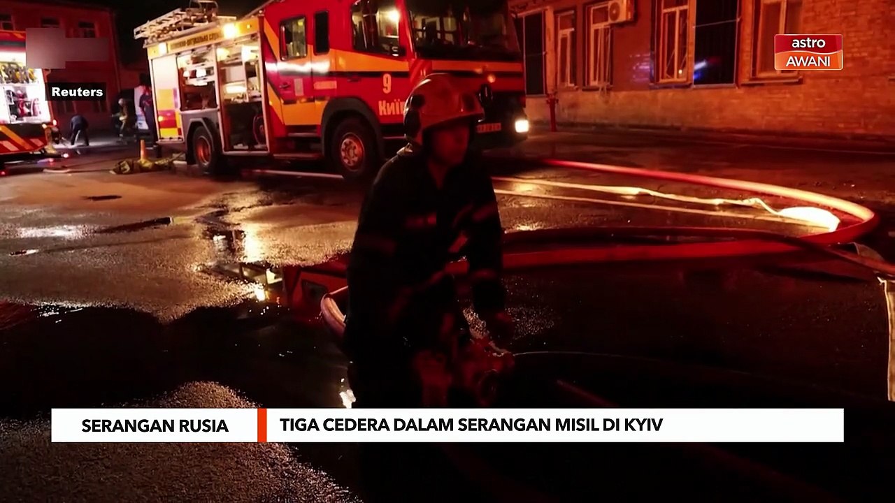 Tiga cedera dalam serangan misil di Kyiv