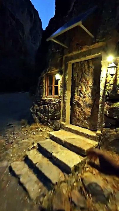 I Built a Hidden Cozy Room Inside a Rock Cave#b...