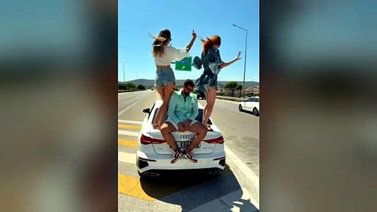 İzmir-Çeşme Otoyolu'nda tepki çeken görüntüler