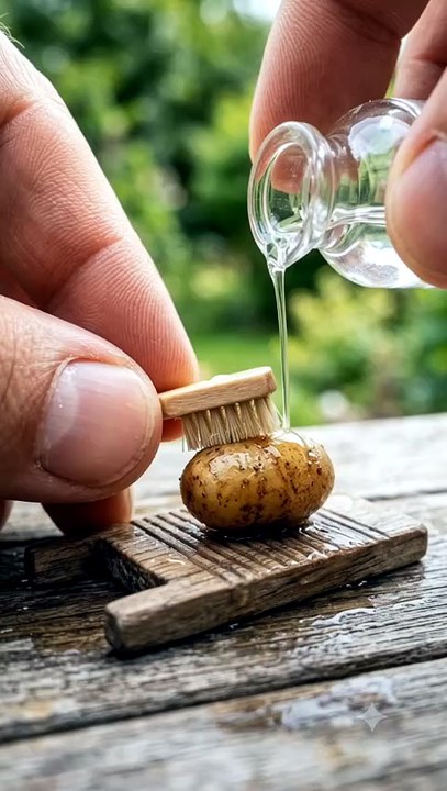 Miniature Loaded Baked Potato 🥔 | Tiny Kitchen Comfort Food Perfection