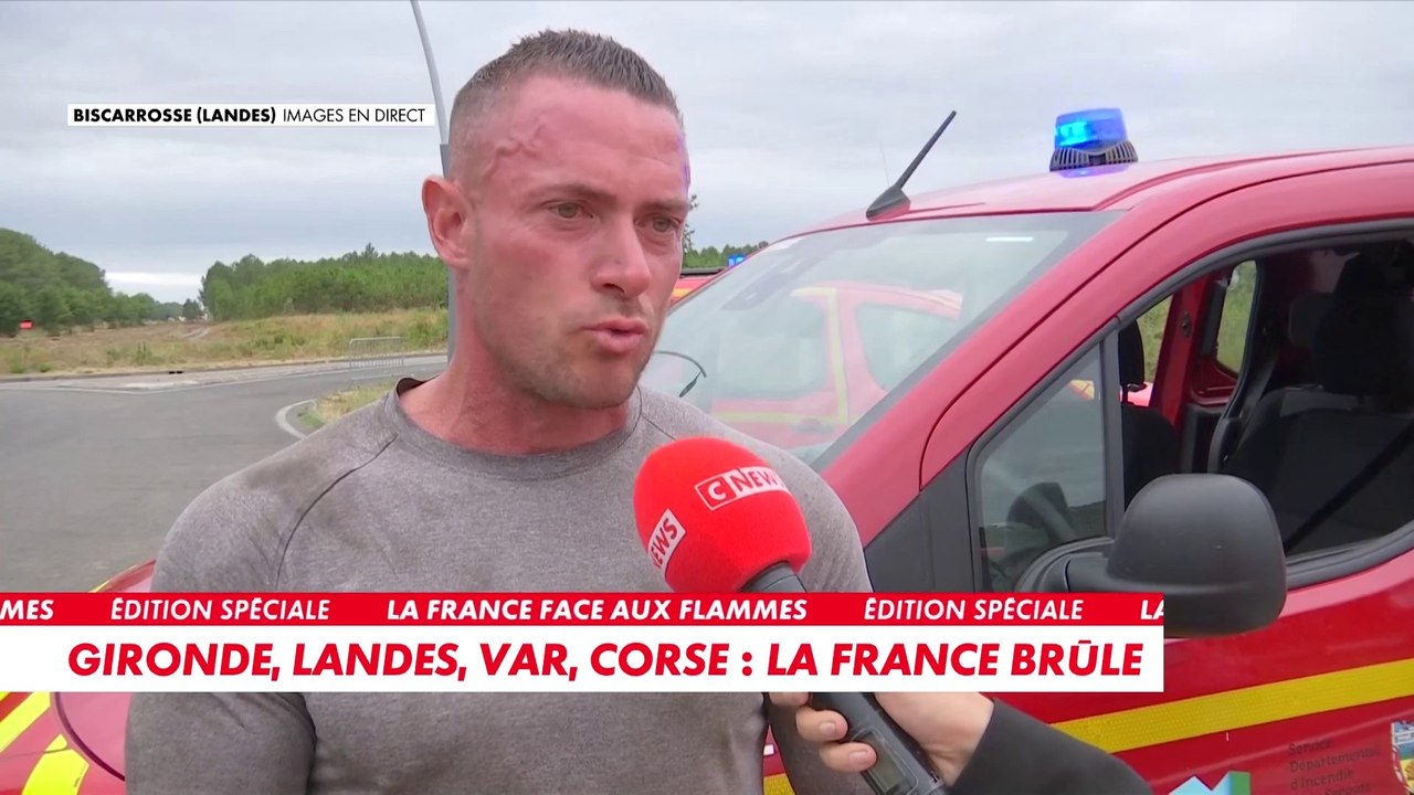 Incendie en Gironde : «On veut vraiment que ça se finisse. C'est un cauchemar», témoigne ce bénévole