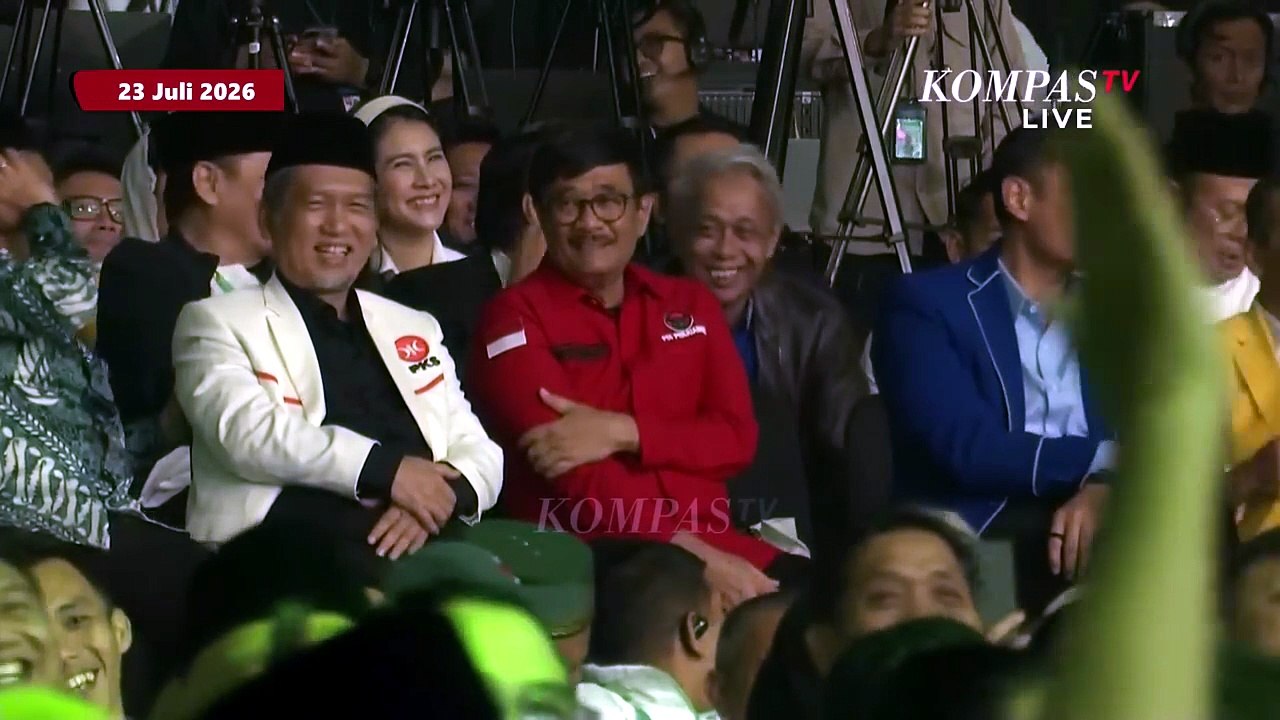 Prabowo Singgung PDIP saat Pidato di Harlah ke-28 PKB: Hatinya Sama dengan Kita