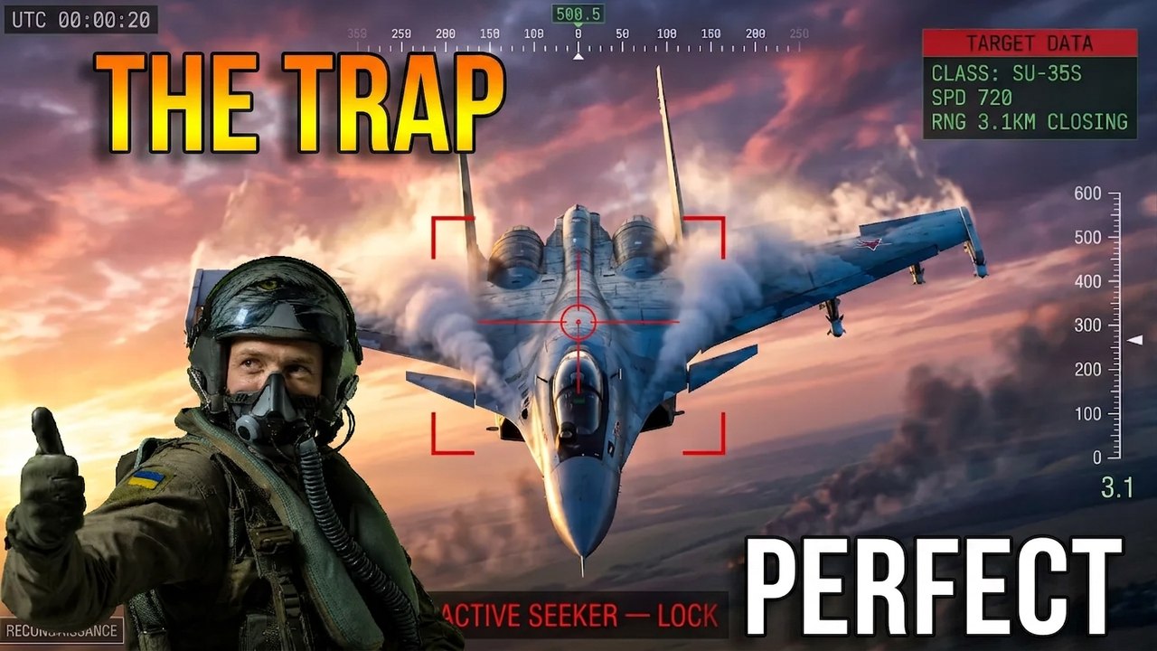 Ukrainian F-16 Takes Down Top Russian Su-35S Fighter Jet