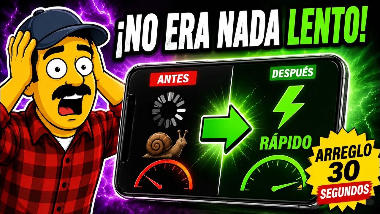 Tu celular viejo no es lento: lo hicieron más lento. ¡Este ajuste gratis lo revierte en 30 segundos!