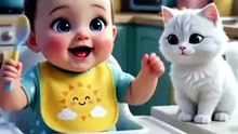 What I Eat In A Day  My Cute Baby & Cat Ruined It!