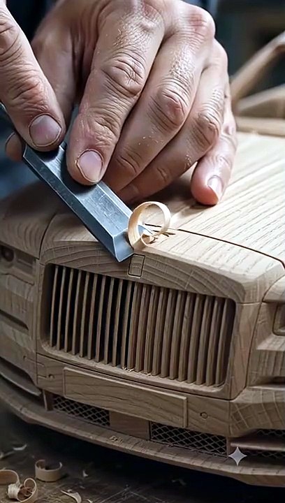 Building a Rolls Royce La Rose Noire Droptail from Wood! 🤯  Handmade Luxury Masterpiece #shorts
