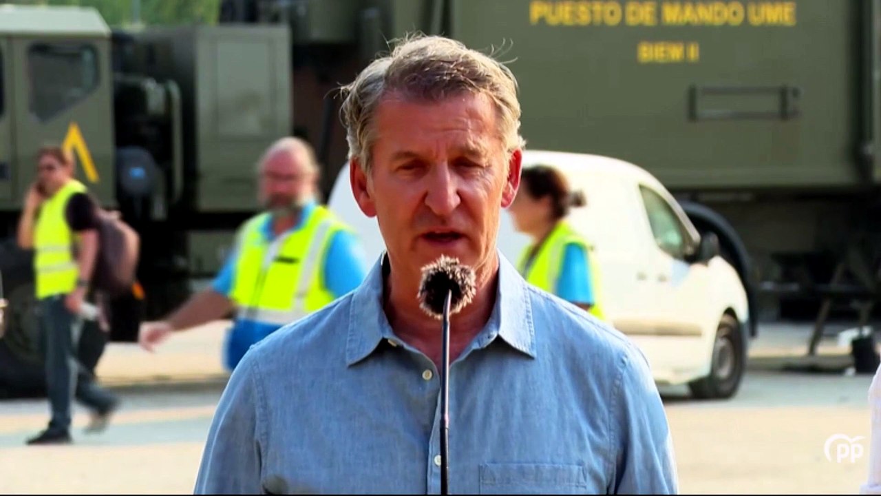 Feijóo asegura que los incendios están generando "una situación de enorme ansiedad"