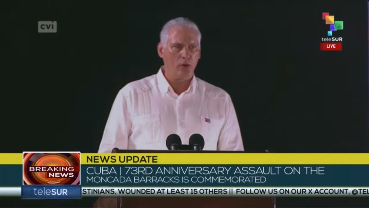 Pres. Diaz-Canel I `` I denounce that Cuba is victim of a genocide´´