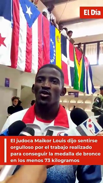 El judoca Maikor Louis dijo sentirse orgulloso por el trabajo realizado para conseguir la medalla de bronce en los menos 73 kilogramos