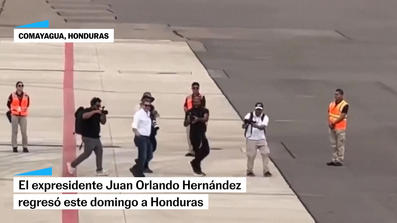Juan Orlando Hernández regresa a Honduras tras ser indultado por Trump