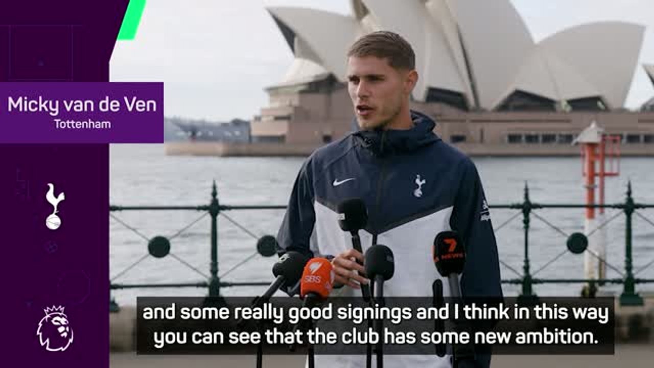 Van de Ven excited by Tottenham ambition under De Zerbi