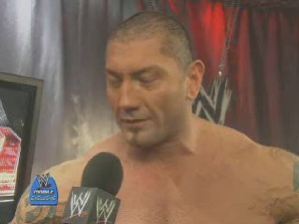 Batista After The Bell - Raw 7/7/08