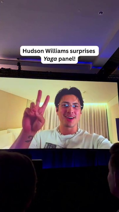 Hudson Williams Surprises Fans at 'Yaga' Comic-Con Panel