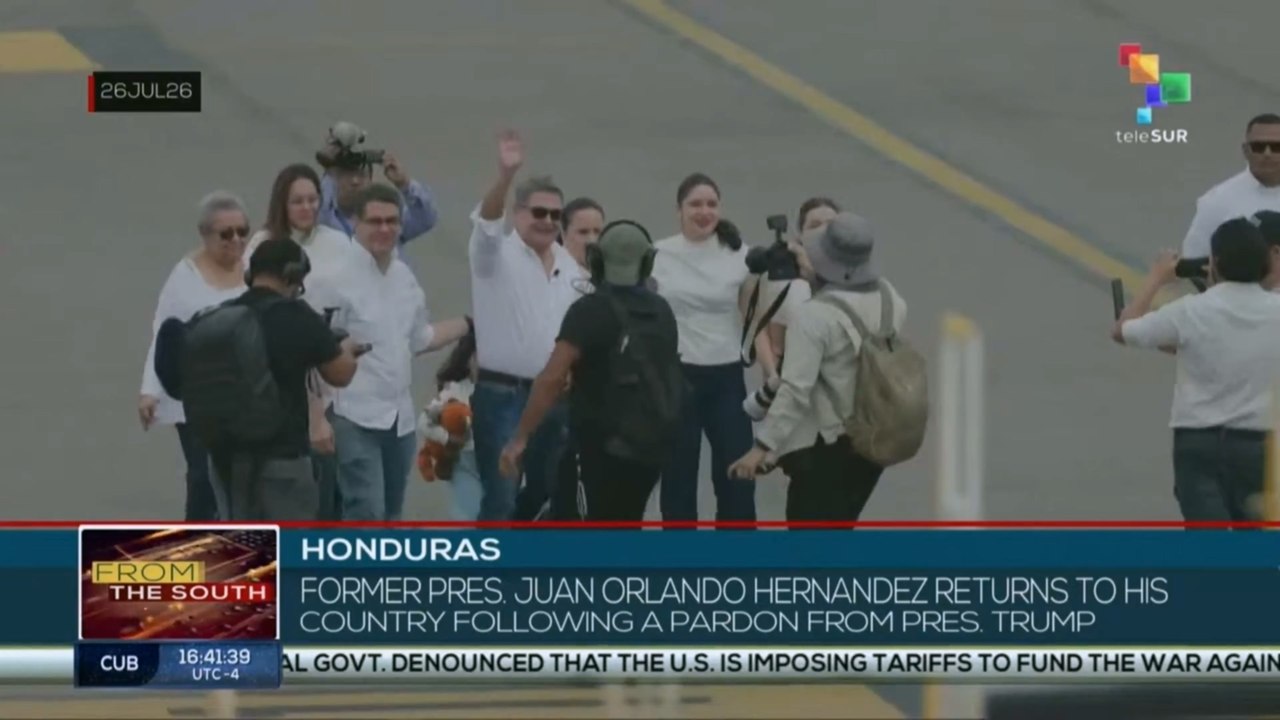 Honduras former Pres. Juan Orlando Hernandez returns to his country