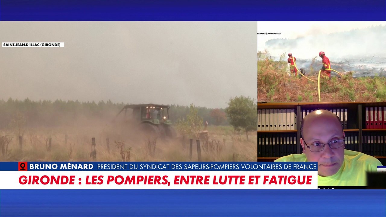 Bruno Ménard : «On n'attaque pas le feu, on est obligés de l'attendre pour essayer de le contenir»