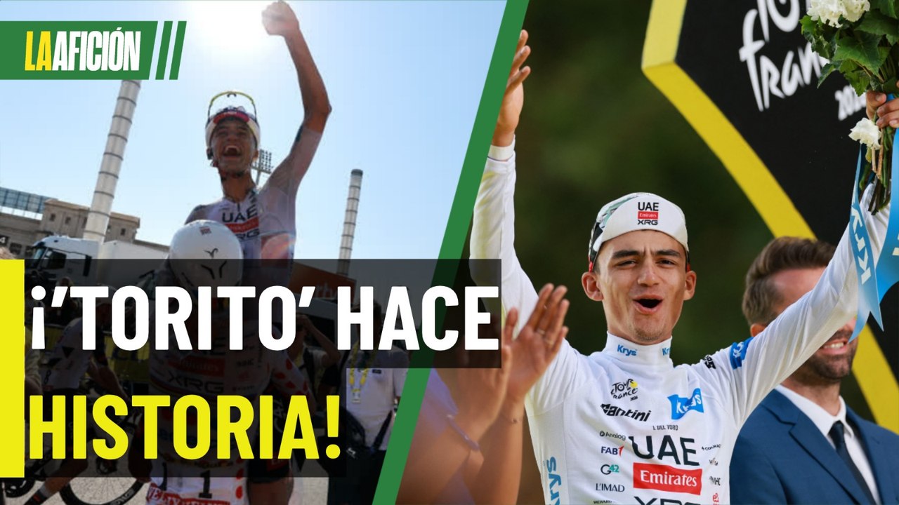 ¡Orgullo mexicano! Isaac del Toro sube al podio del Tour de Francia