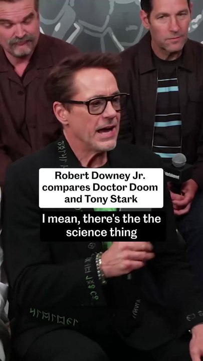 Robert Downey Jr. Compares Doctor Doom and Tony Stark