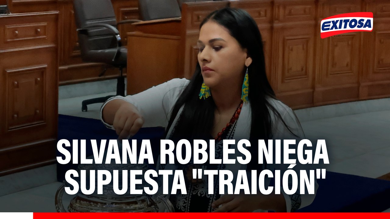 Silvana Robles respondió a los señalamientos por una presunta “traición”
