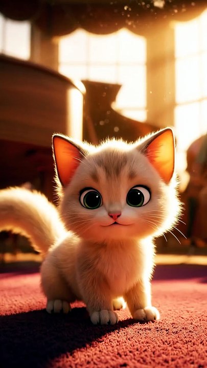 Whisper to the kitten that meowed in music.