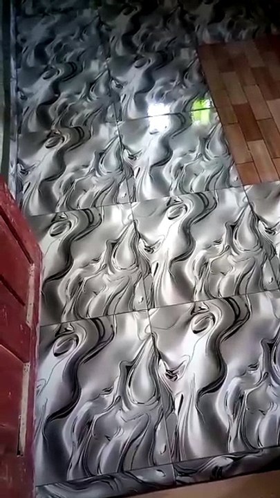 Tiles installation process