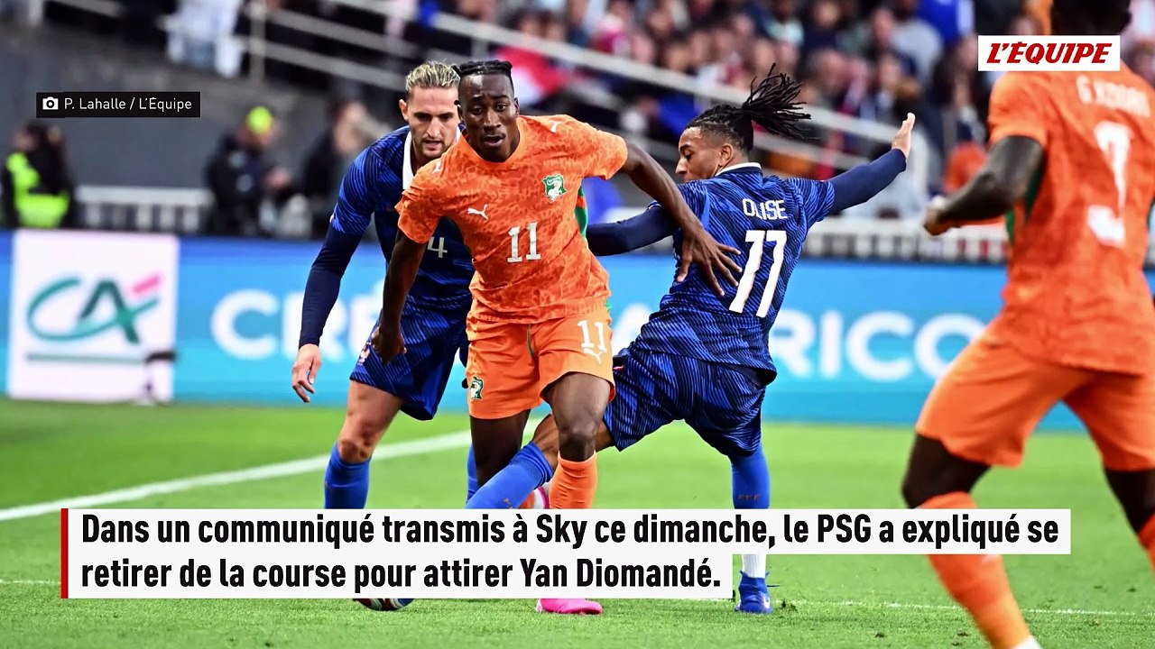 Le PSG se retire de la course pour Yan Diomandé - Foot - Transferts